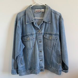 Bill Blass Jeans Denim Jacket XL Oversized Blue Vintage Women’s Jean